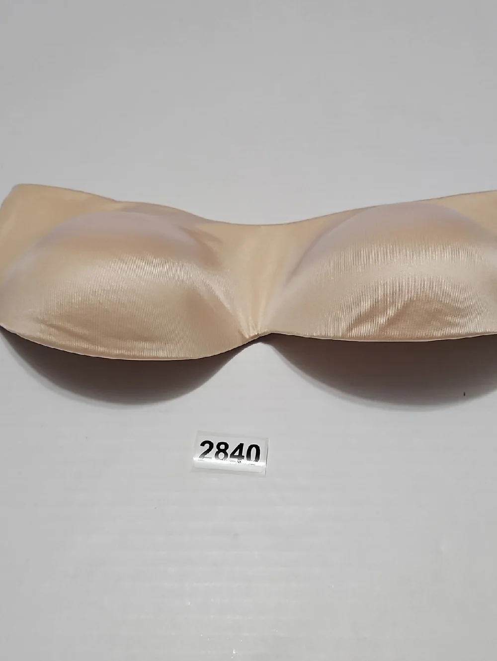 Auden Nude Strapless Seamless Push Up Molded Cup Bandeau Size 36C